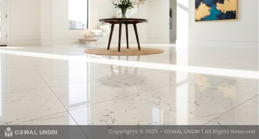 Alabaster White Granite Flooring