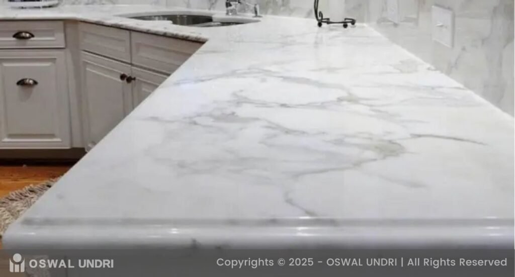 Bruno White Marble Countertop