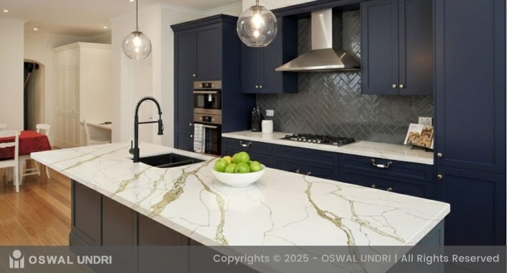 Calacatta Gold Quartz Countertop