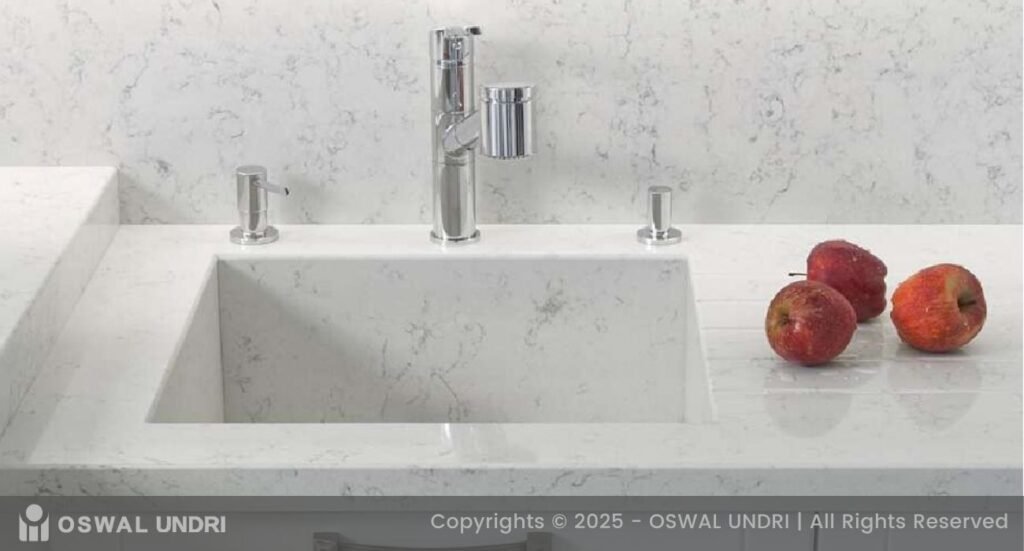 Carrara White Quartz Countertop