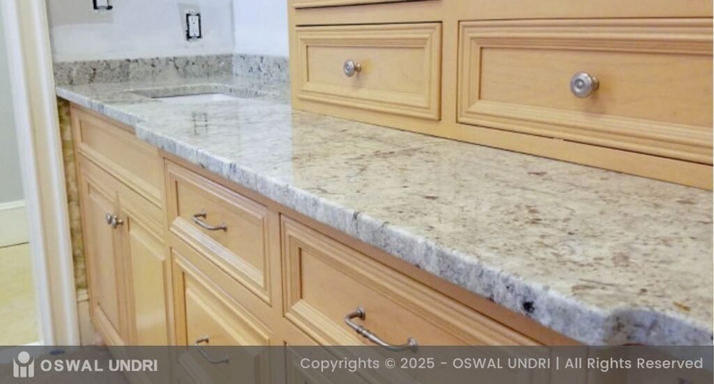 Colonial White Granite Bathroom Vanity
