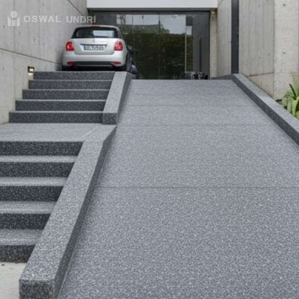 Flamed Granite Driveway