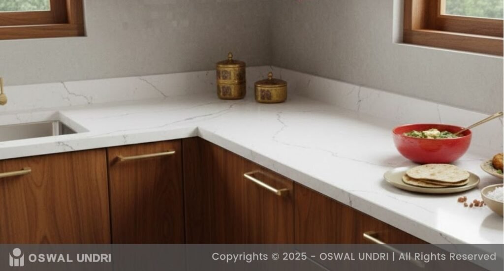 Frosty Carrina Caesarstone Quartz Countertop