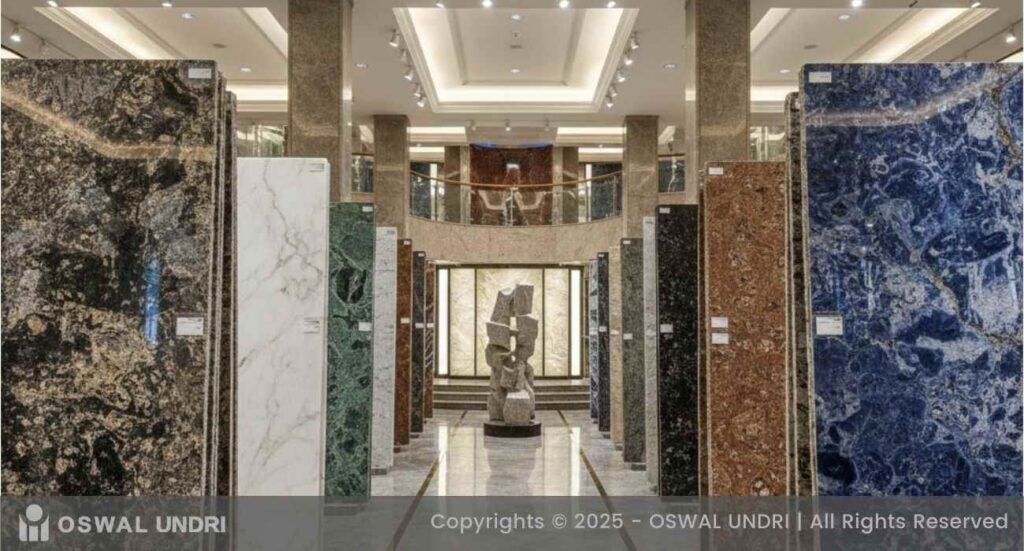 Granite Slabs on Display (2)