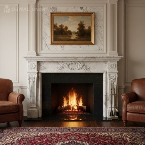 Granite Traditional Fireplace Surround