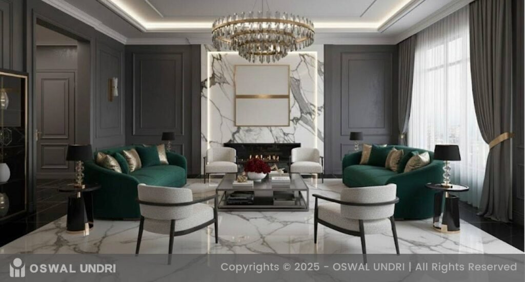 Indian Statuario (Premium Grade) Flooring and Wall Cladding