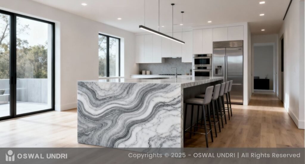 Kitchen Countertop Silver Cloud Granite