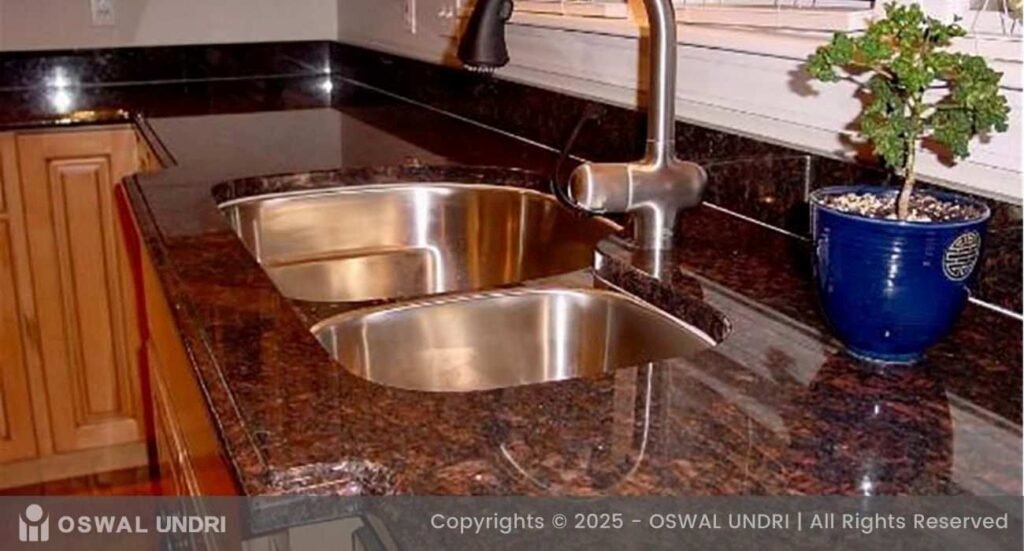 Kitchen Countertop Tan Brown Granite