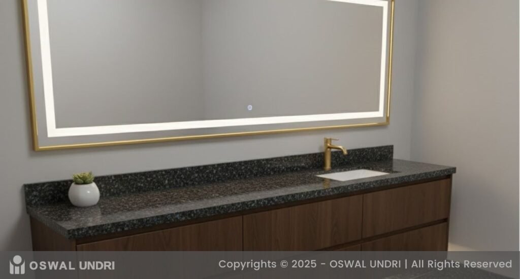 Lavender Black Bathroom Vanity