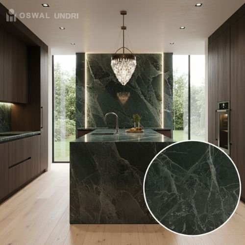 Marble Leathered Finish