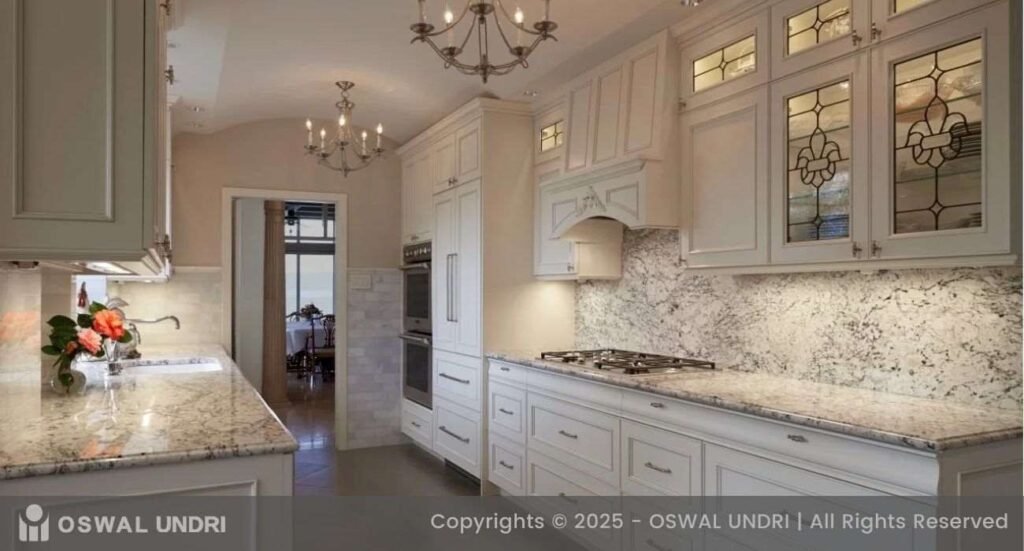 Moon White Granite Kitchen Countertop
