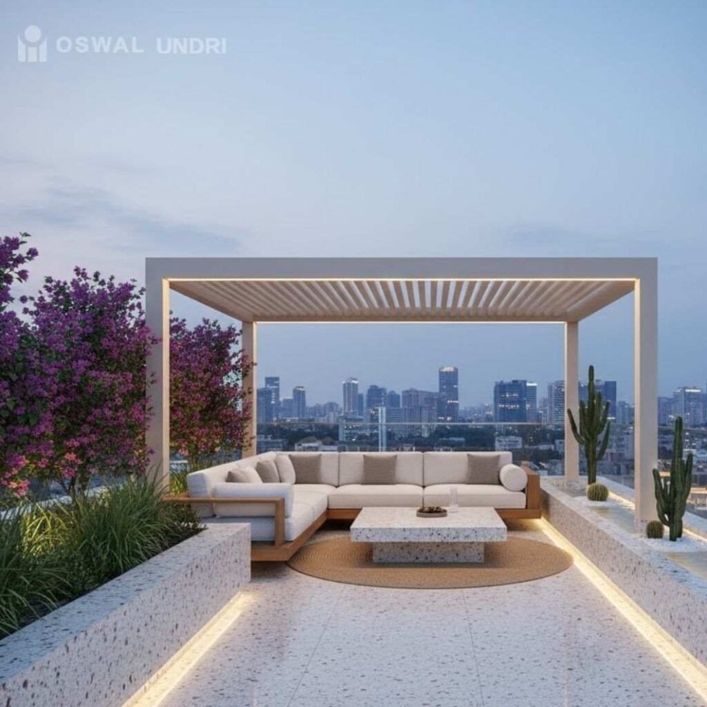 Moon White Granite Terrace