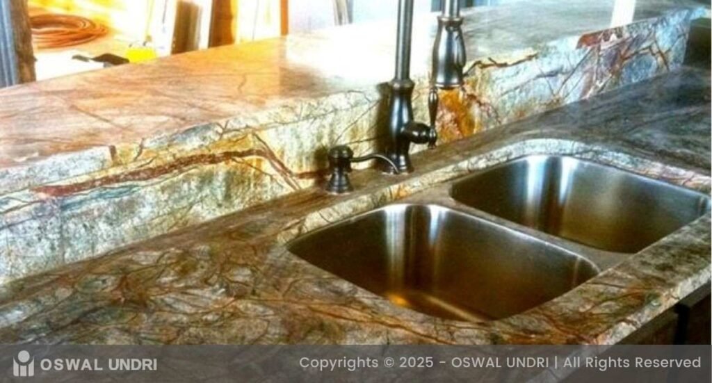 Rainforest Green Marble Countertop