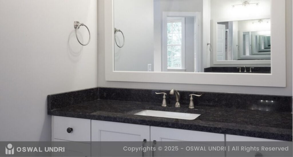 Telephone Black Granite Vanity Top