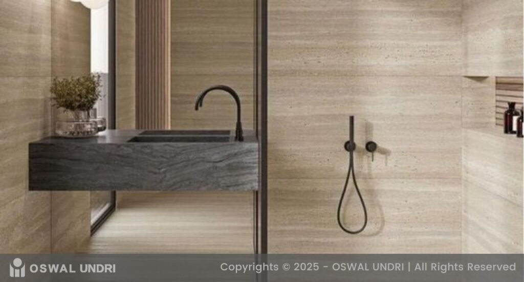 Travertine Marble Washroom (2)