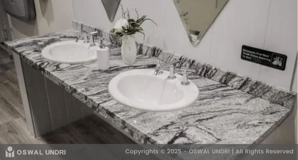 Viscount White Granite Bathroom