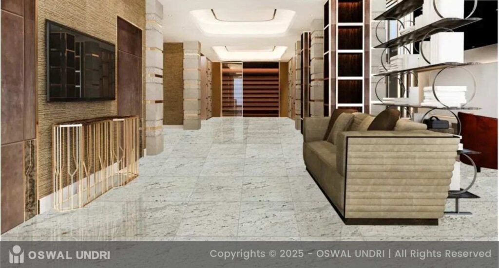 White Galaxy Granite Flooring