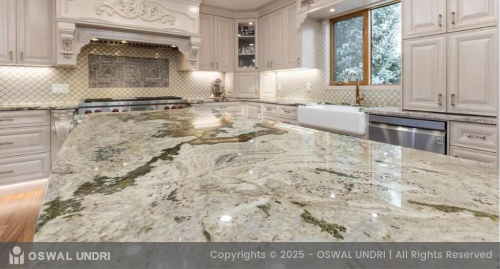 White Granite Marble Kitchen Countertop