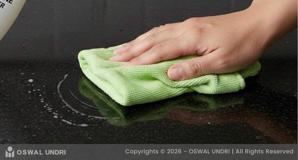 Absolute Black Granite Countertop Cleaning