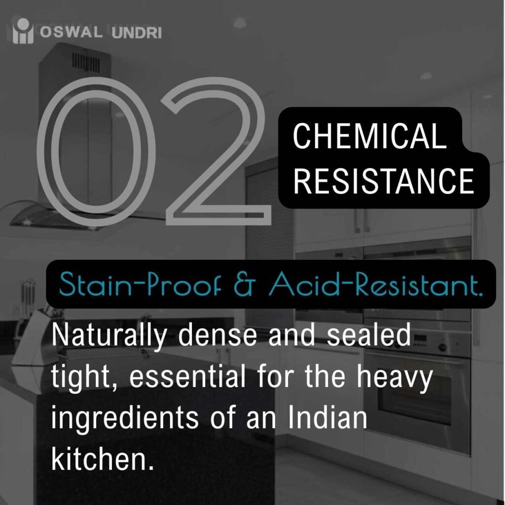 Absolute Black Granite Chemical Resistance