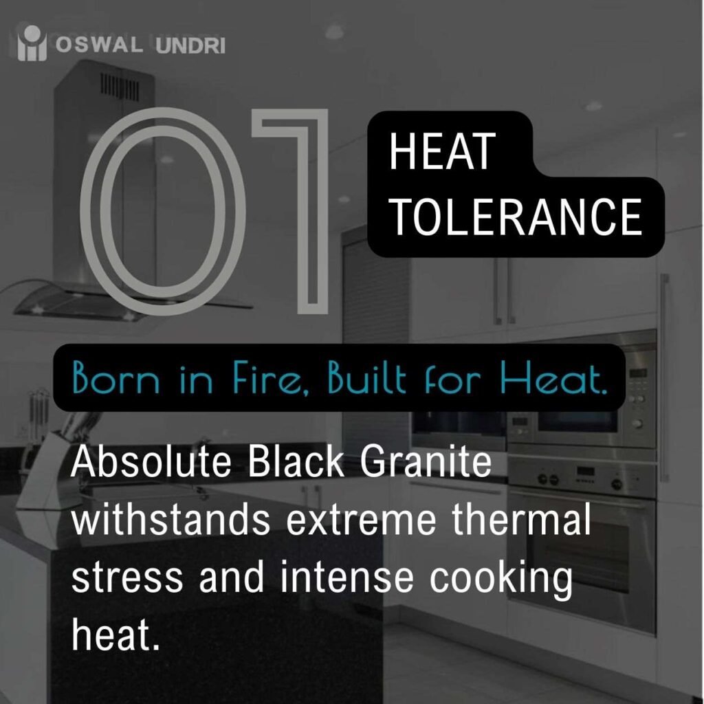 Absolute Black Granite Heat Resistance