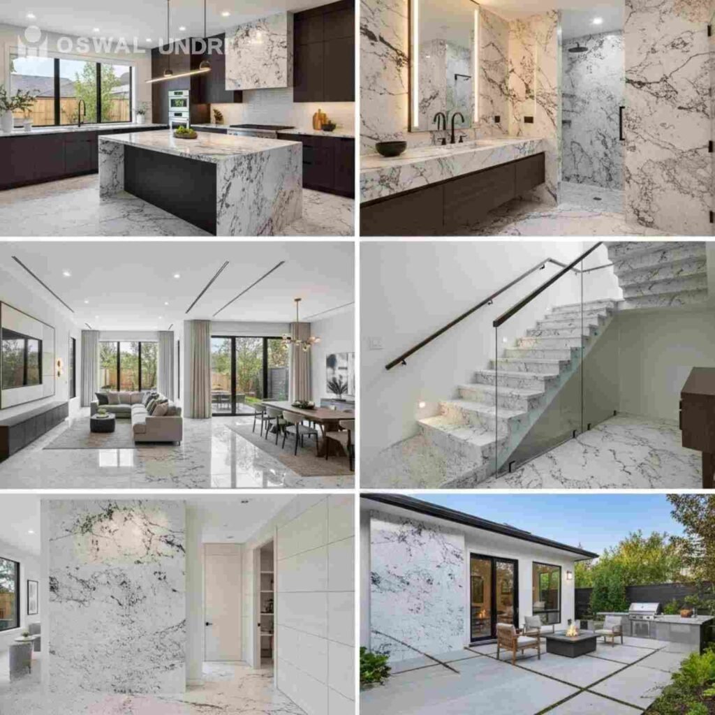 Alaska White Granite Applications