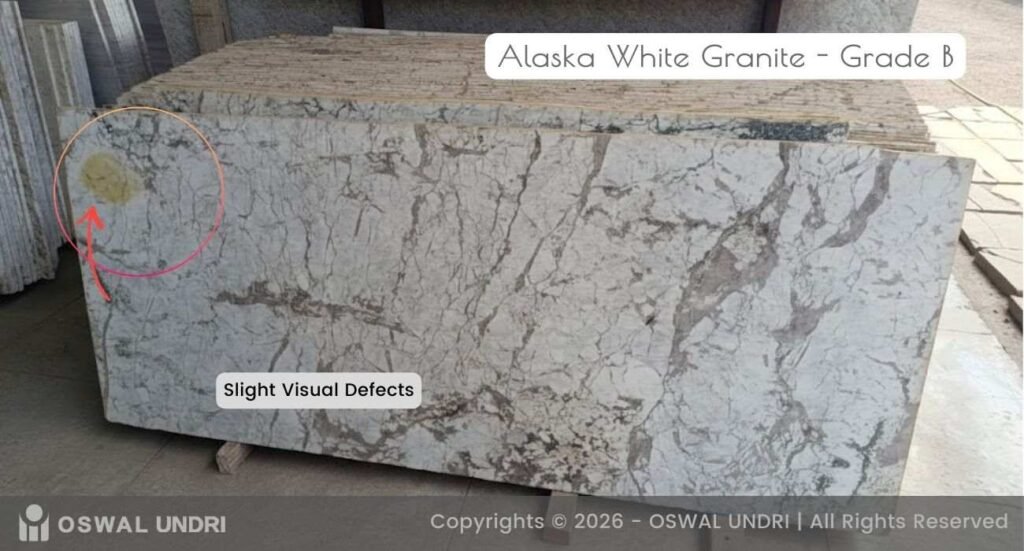 Alaska White Granite Grade B