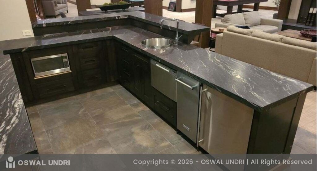 Black Granite Kitchen