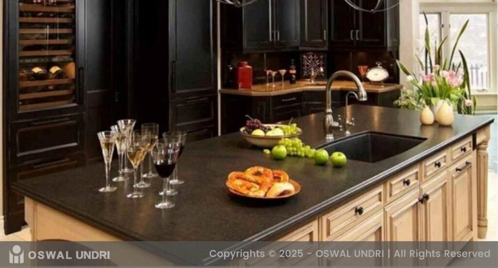 Black Pearl Granite A Grade Countertop