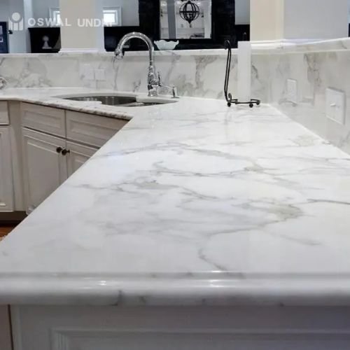 Calacatta Quartz Kitchen Countertop