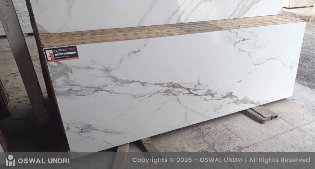 Cosmic White Porcelain Slab