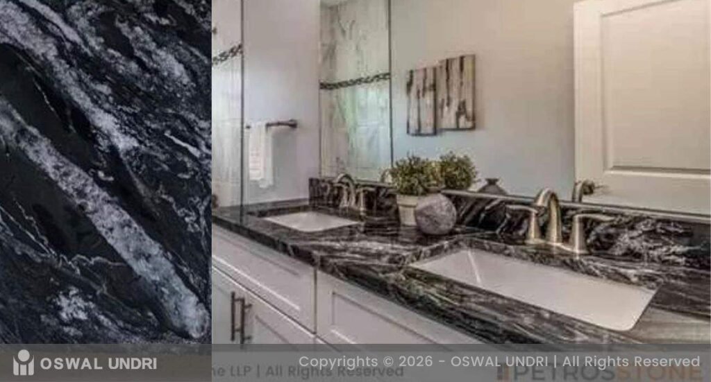 Forest Black Granite