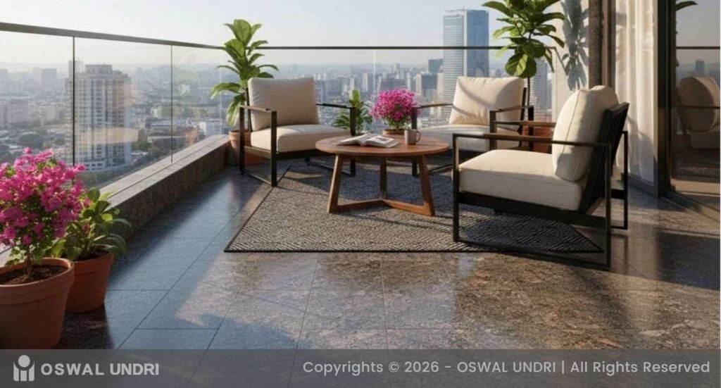 Granite Balcony Sit out