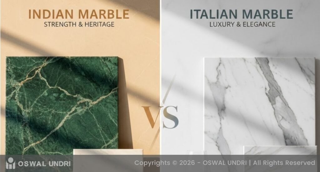 Indian White vs Italian Marble