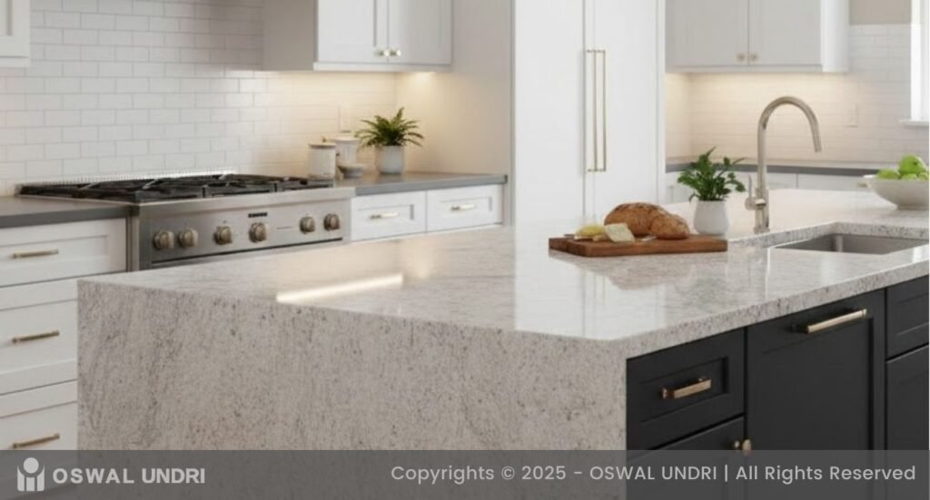 Kashmir White Granite Countertop