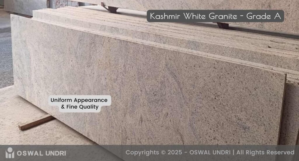 Kashmir White Granite Grade A