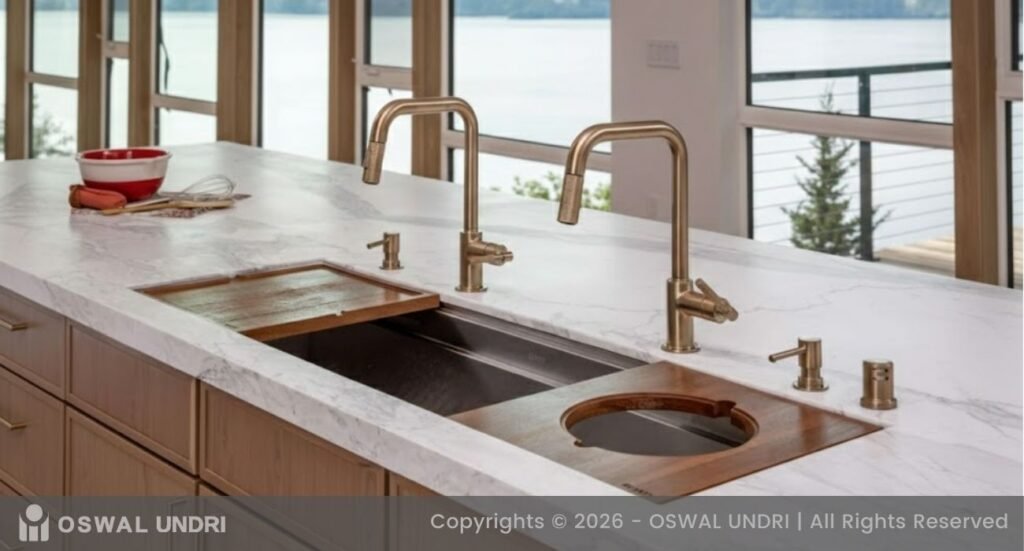 Light Colour Granite Bathroom Vanity