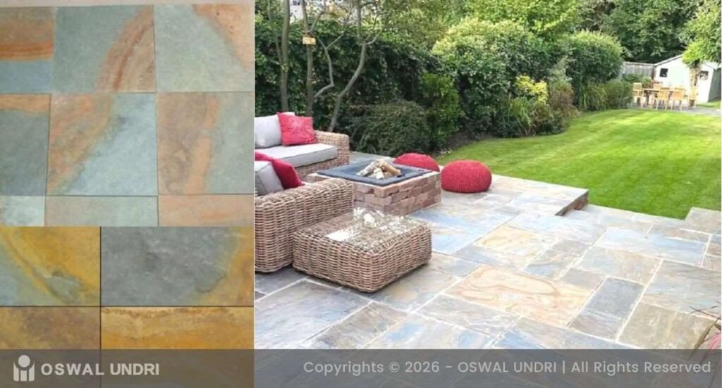 M Green Rustic Slate