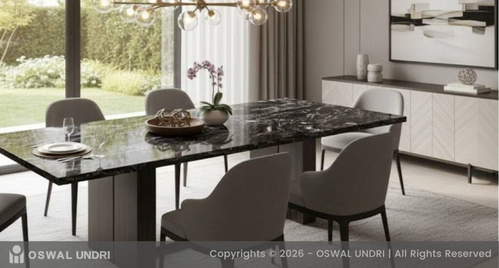 Marquina Black Granite Table Top