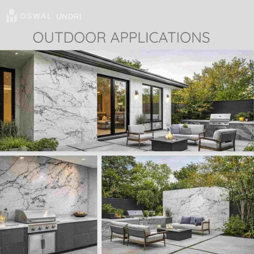 Outdoor Applications Alaska White Granite