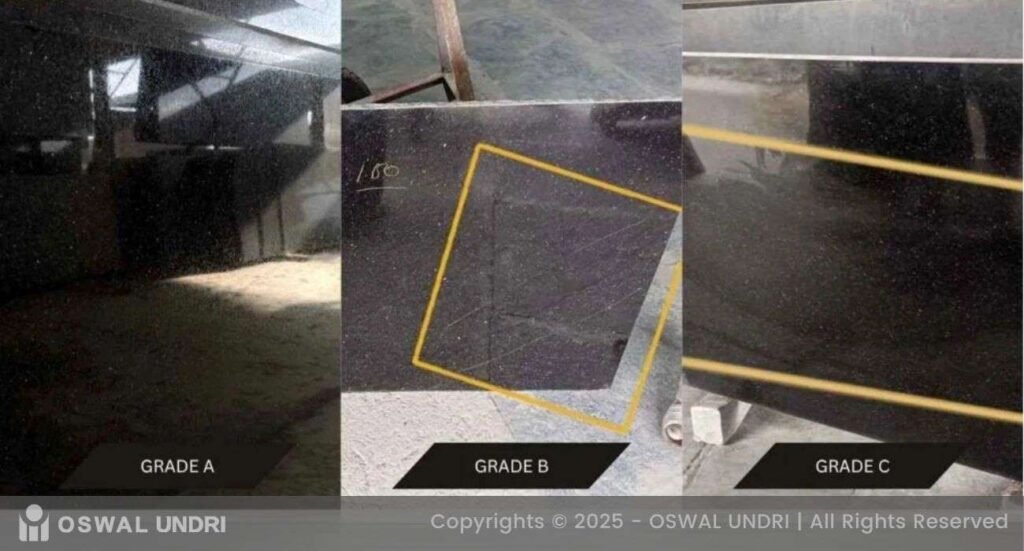 Pearl Black Granite Grades