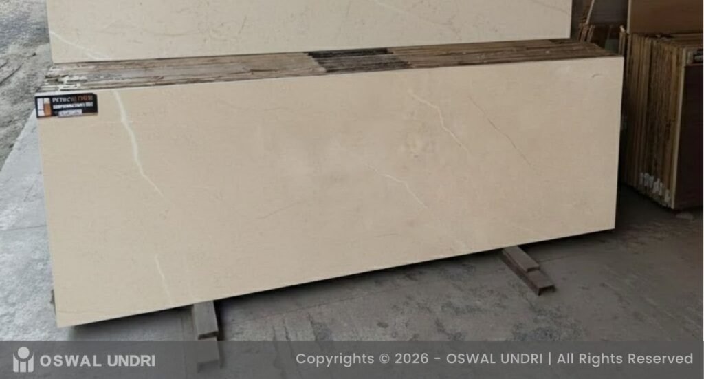 Plain Beige Porcelain Slab