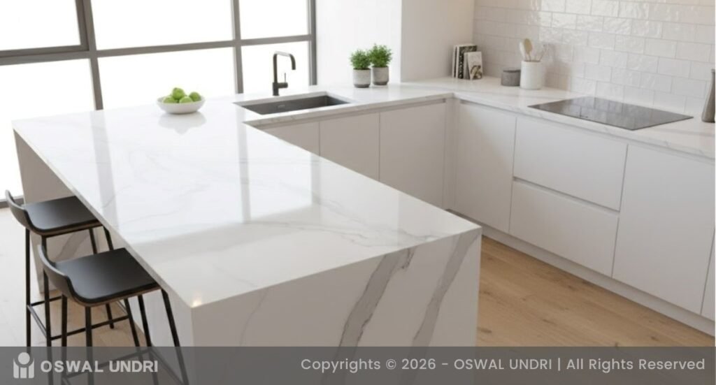 Statuario Vivo Porcelain Slab Countertop