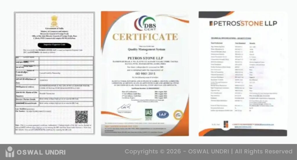 Documentation & Certification Verification