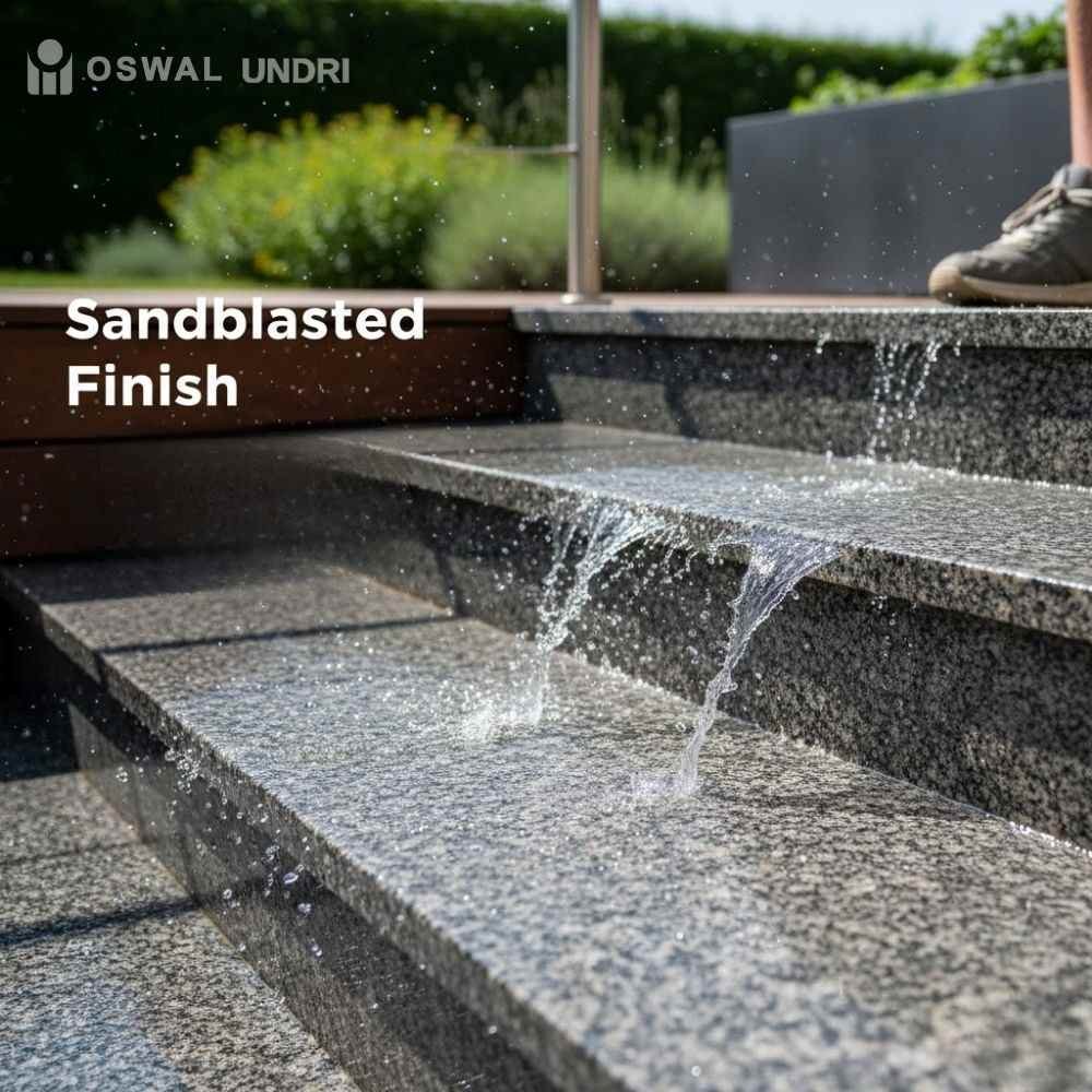 Sandblasted Finish Staircase