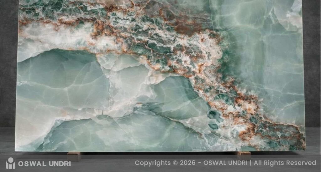 Turquoise Onyx Marble Slab